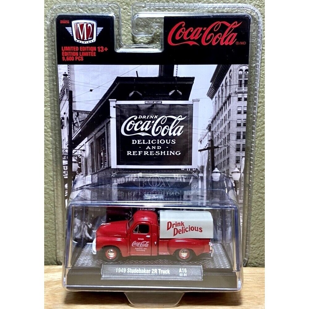 M2 Machines‎ 1949 Studebaker 2R Truck A16 22-01 Coca-Cola Limited Edition 2022